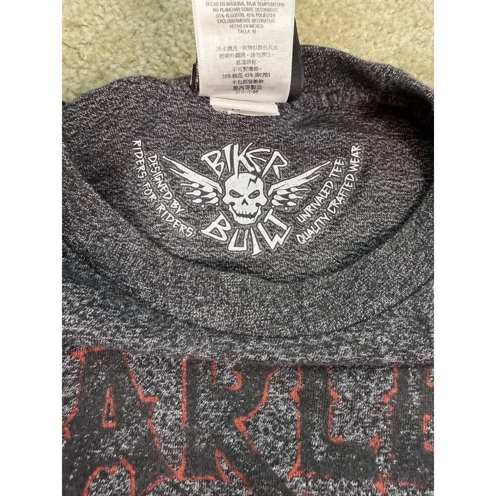 Harley Davidson Mens M Biker Built T Shirt Nags Head N Carolina Super Soft B617